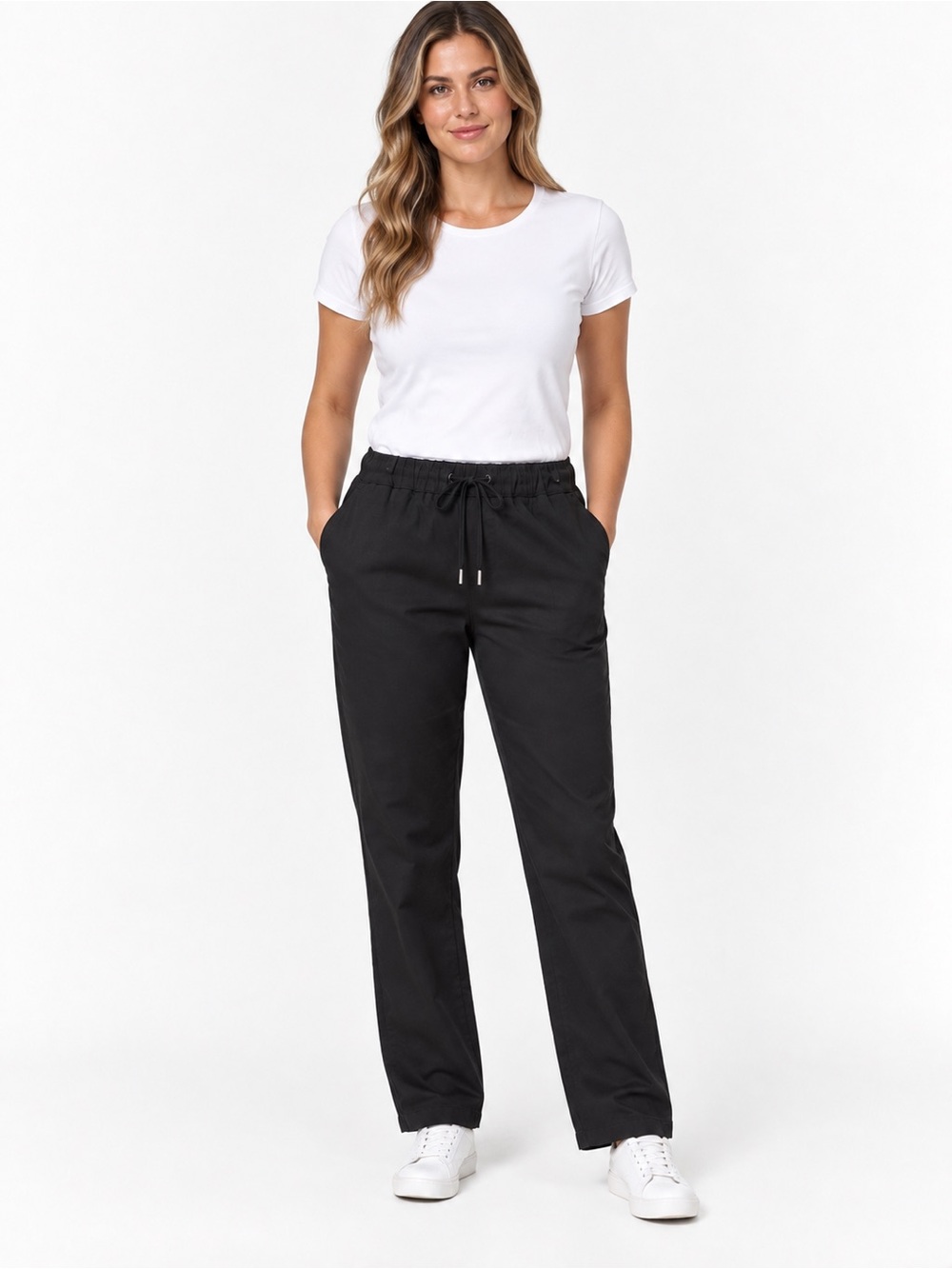 Wildfang The Essential Drawstring Pants Women’s Medium Black NWOT